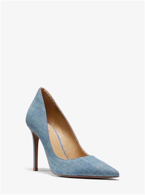 michael kors keke denim pump|Keke Denim Pump .